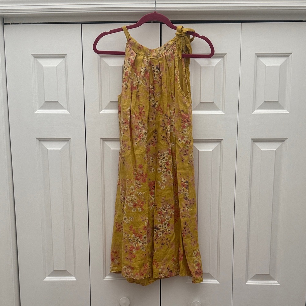 Floral Yellow Maxi Dress
